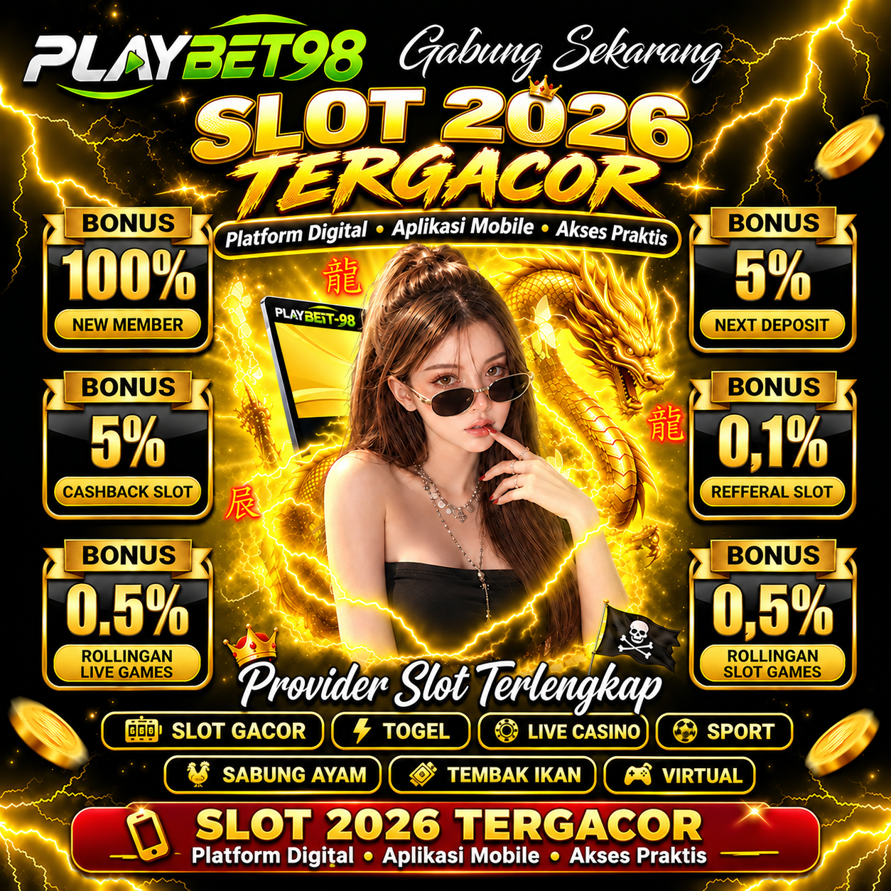 PLAYBET - 98 ! Link Slot Gacor 777 Hari Ini Gampang Menang Maxwin⚡